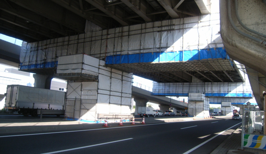 道央自動車道米里高架橋塗替塗装工事