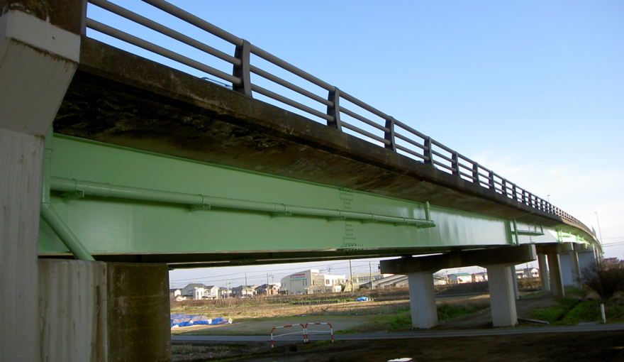 市道嘉瀬蔵岡線4号（北山跨線橋）塗装塗替工事
