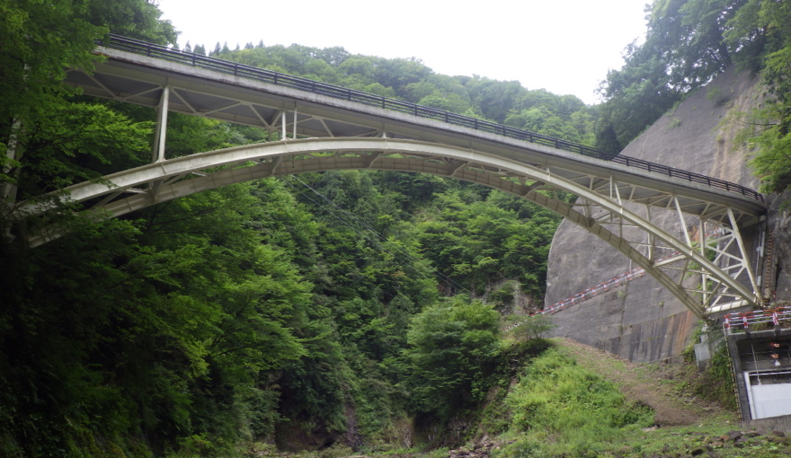 令和3年度大沢川発電所明神橋塗装工事